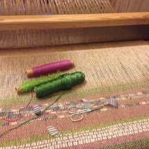 Weaving process : Bohemian ribbons collection
