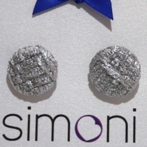 Woven Silver earrings