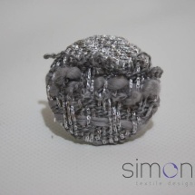Woven Silver ring