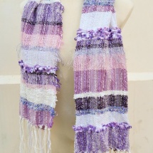 Woven pastel scarf