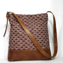 neutral shoulder bag with chenille and cottonshoulderbagb6