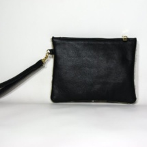 Black. and gold purse back