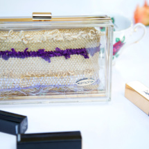 Gold and purple transparent a