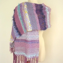 Textural woven shawl 1
