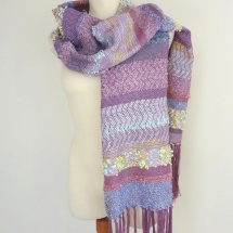 Textural woven shawl 2