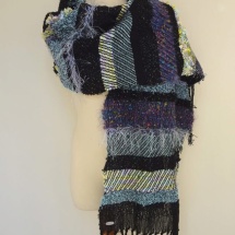 Textural woven shawl 3