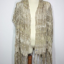 Woven, neutral scarf 1