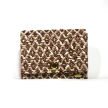 clutch with cotton and linen