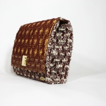 clutch with cotton, raffia and linenclutchc4