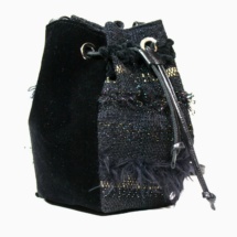 Black and Gold pouch side